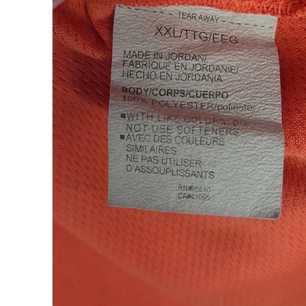 Under Armour Golf Polo Mens XXL Dark Orange Shirt HeatGear Loose‎ Fit Athletic